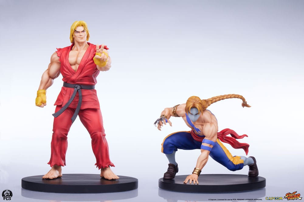 Street Fighter Street Jam Statue 1/10 Ken &amp; Vega Set