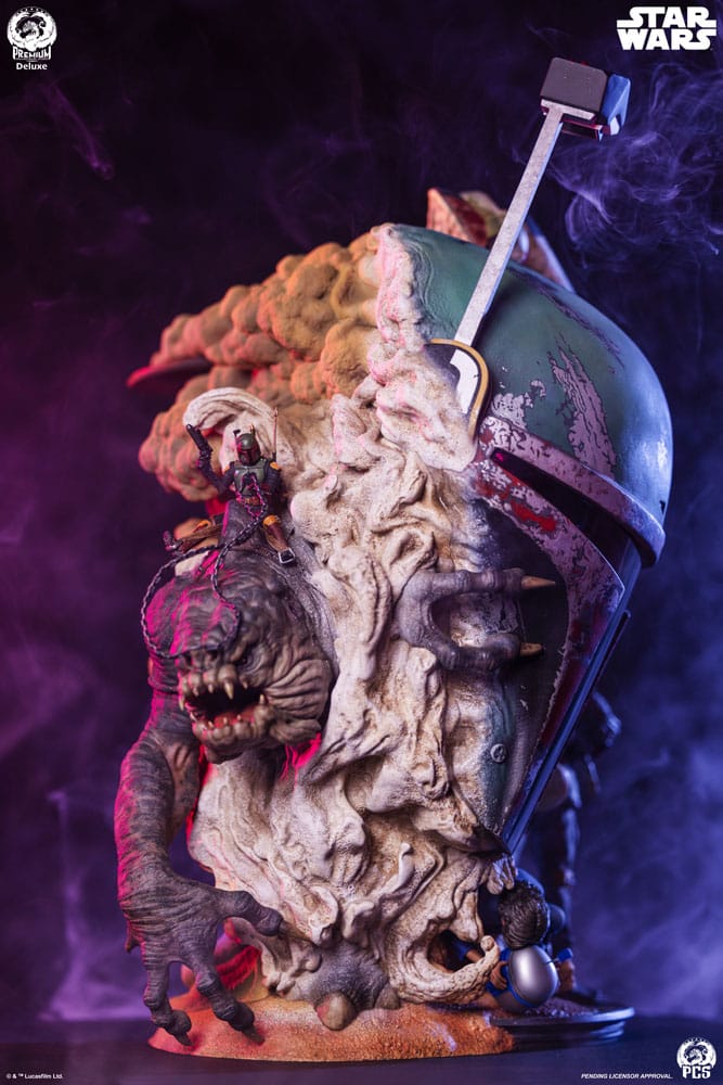 Star Wars The Empire Strikes Back Fine Art Bust Boba Fett Deluxe Edition 50 cm