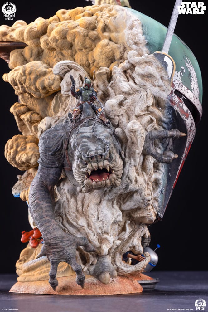 Star Wars The Empire Strikes Back Fine Art Bust Boba Fett Deluxe Edition 50 cm