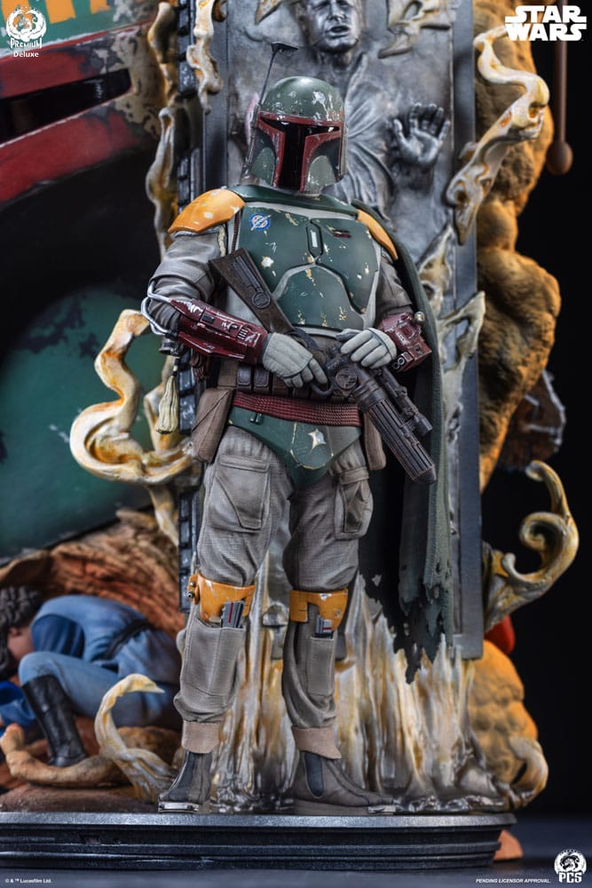 Star Wars The Empire Strikes Back Fine Art Bust Boba Fett Deluxe Edition 50 cm