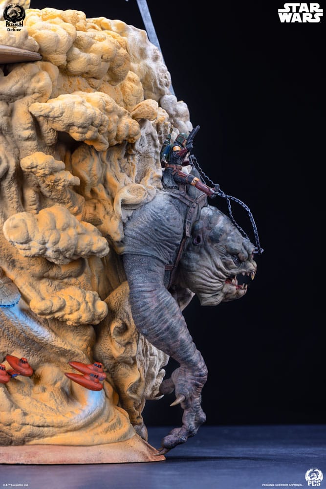 Star Wars The Empire Strikes Back Fine Art Bust Boba Fett Deluxe Edition 50 cm