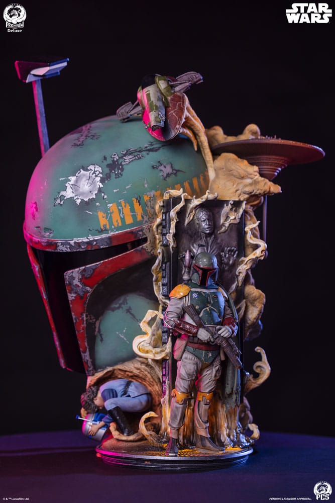 Star Wars The Empire Strikes Back Fine Art Bust Boba Fett Deluxe Edition 50 cm