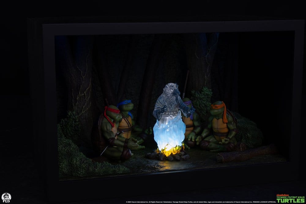 Teenage Mutant Ninja Turtles (Movie Moments) Mini Scale Diorama Splinter's Spirit 36 cm
