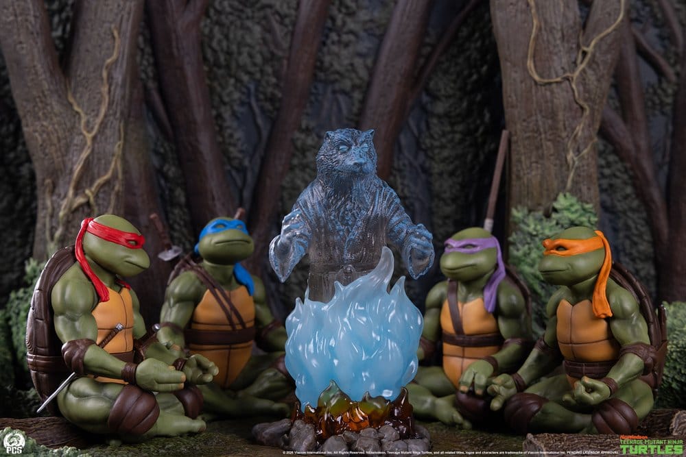 Teenage Mutant Ninja Turtles (Movie Moments) Mini Scale Diorama Splinter's Spirit 36 cm