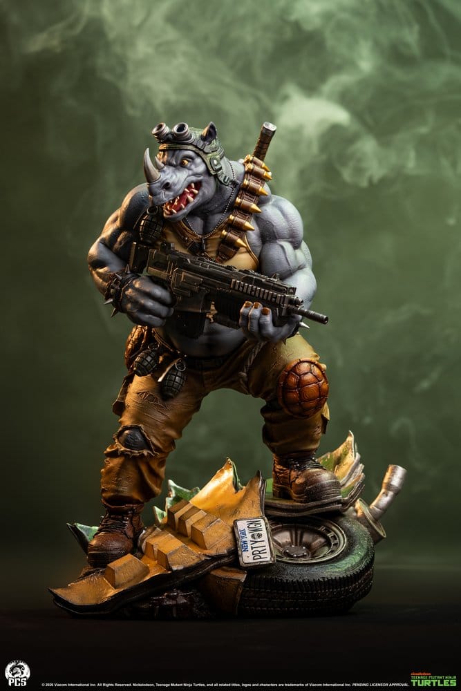 Teenage Mutant Ninja Turtles Legends Statue 1/3 Rocksteady 69 cm