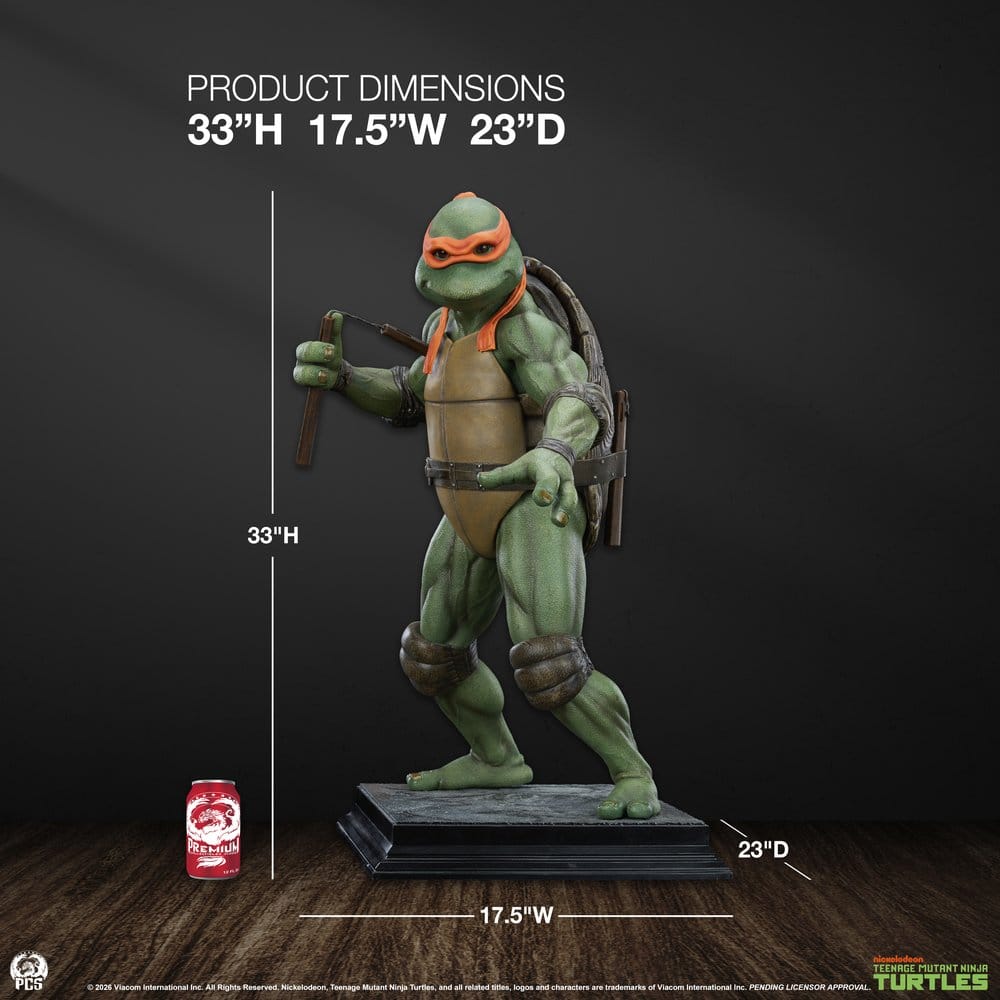Teenage Mutant Ninja Turtles Statue 1/2 Michelangelo 84 cm