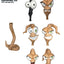 Earthworm Jim Accessory Pack Wave 1: Worm Body & Jim Heads