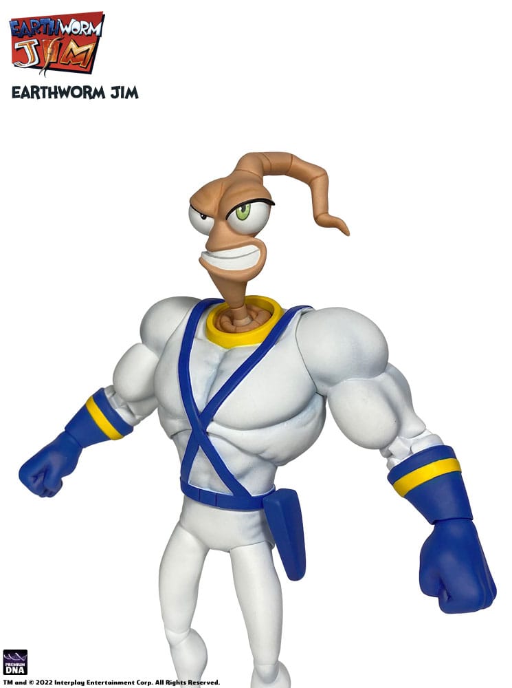 Earthworm Jim Accessory Pack Wave 1: Worm Body & Jim Heads