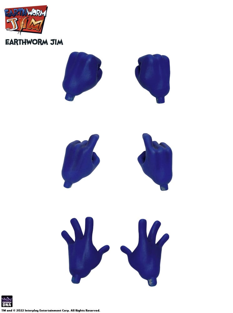 Earthworm Jim Action Figure Wave 1: Earthworm Jim & Snot 15 cm