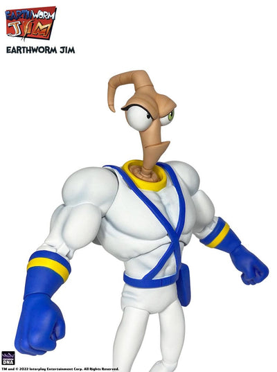 Earthworm Jim Action Figure Wave 1: Earthworm Jim & Snot 15 cm