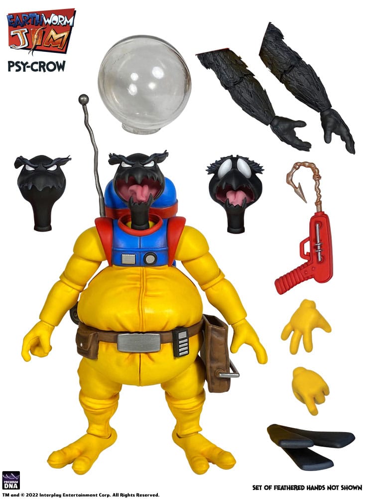 Earthworm Jim Action Figure Wave 1: Psy-Crow 15 cm