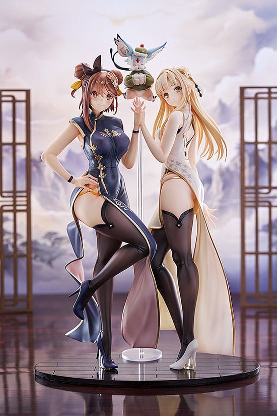 Atelier Ryza 2: Lost Legends &amp; the Secret Fairy PVC Statue 1/6 Ryza &amp; Klaudia: Chinese Dress Ver. 28 cm - Damaged packaging