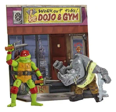Teenage Mutant Ninja Turtles: Mutant Mayhem Battle Pack Action Figures Raphael vs. Rocksteady 11 cm