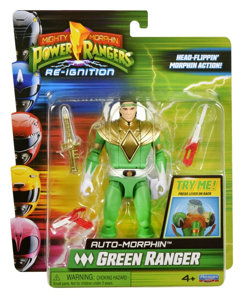 Power Rangers Auto-Morphin Action Figure Green Ranger 15 cm
