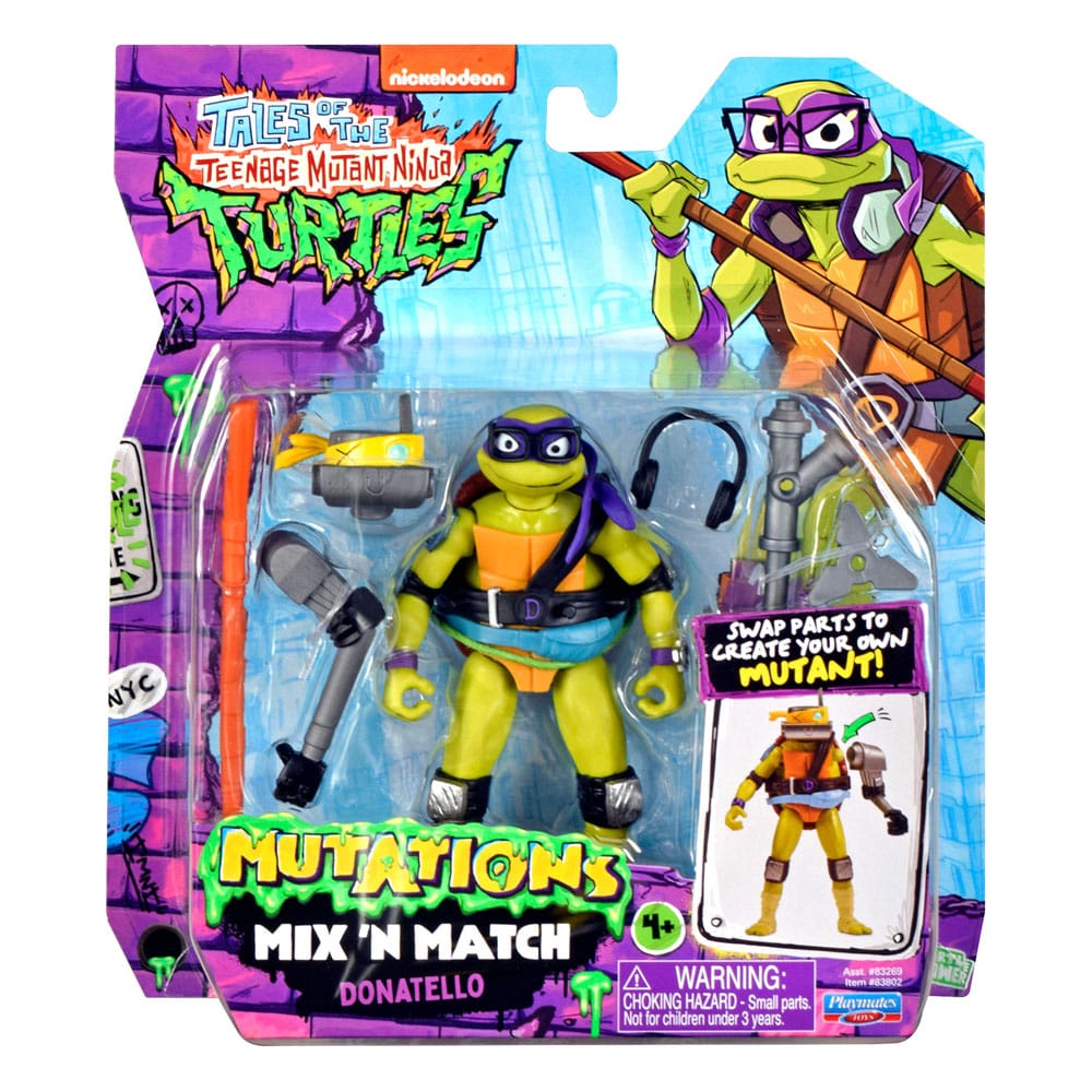 Tales of the Teenage Mutant Ninja Turtles Mix 'n Match Action Figure Donatello 12 cm