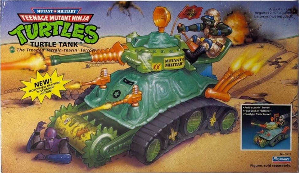 Teenage Mutant Ninja Turtles Vehicle Turtle Tank heo EU Exclusive 25 cm  - Damaged packaging