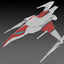 Dariusburst CS Core Plastic Kit 1/144 Legend Silver Hawk 3F-1B Space Fighter 14 cm