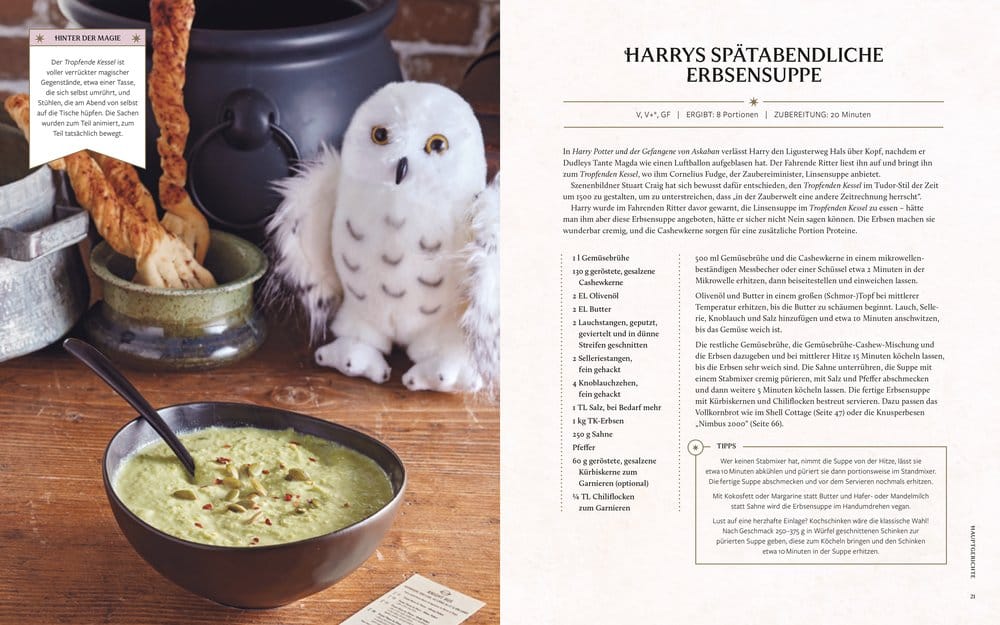 Harry Potter: The Official Wizarding World Cookbook: Magical Dishes from Hogwarts *German Version*
