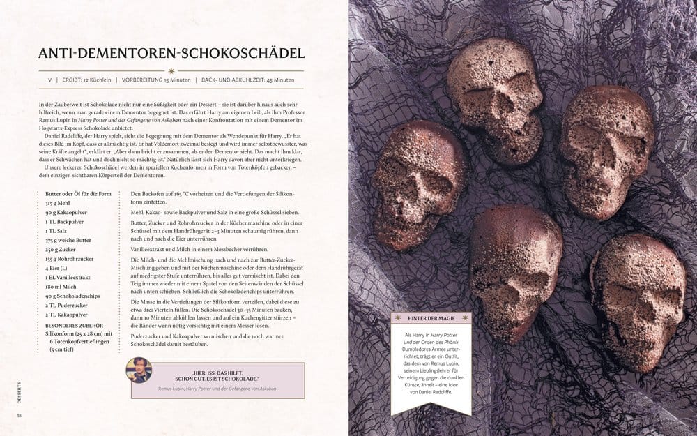 Harry Potter: The Official Wizarding World Cookbook: Magical Dishes from Hogwarts *German Version*