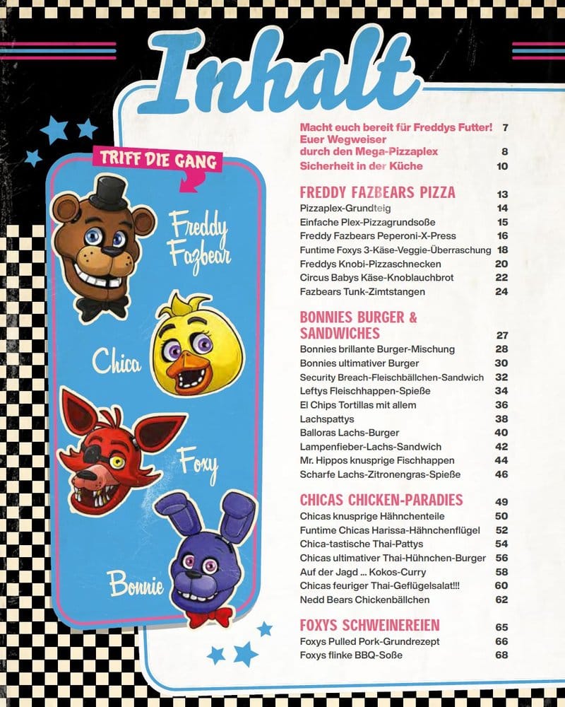 Five Nights at Freddy's: The Official Cookbook - Over 40 Exciting Recipes! *German Version*