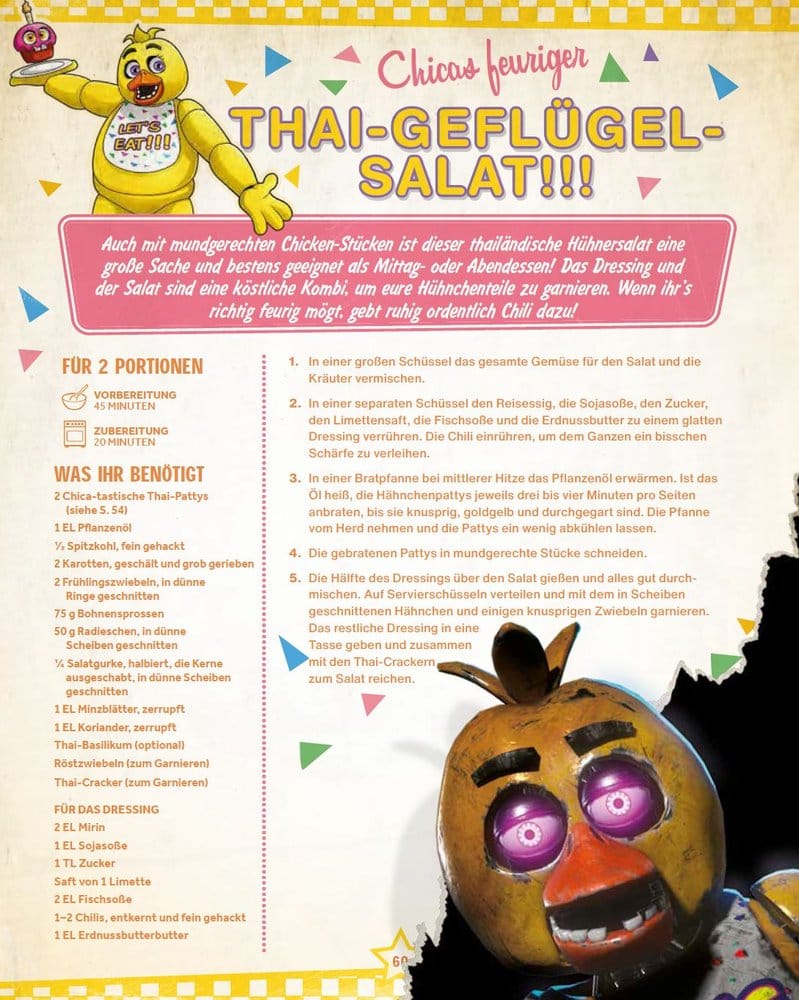 Five Nights at Freddy's: The Official Cookbook - Over 40 Exciting Recipes! *German Version*