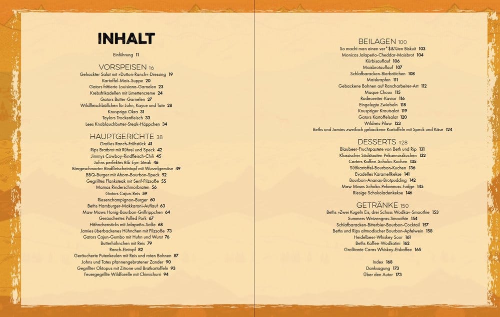Yellowstone: The Official Dutton Ranch Family Cookbook *German Version*