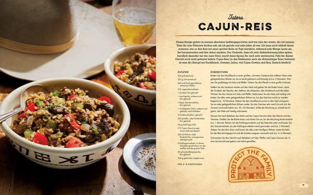 Yellowstone: The Official Dutton Ranch Family Cookbook *German Version*