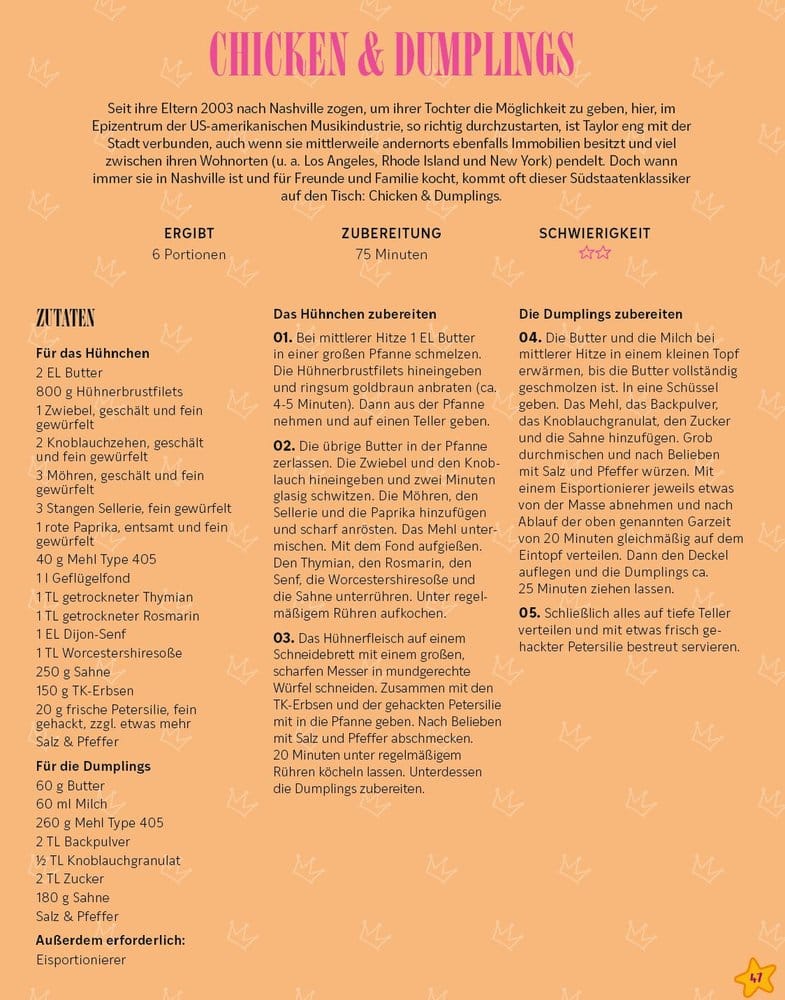 Taylor's Kitchen: The Ultimate Swiftie Cookbook *German Version*