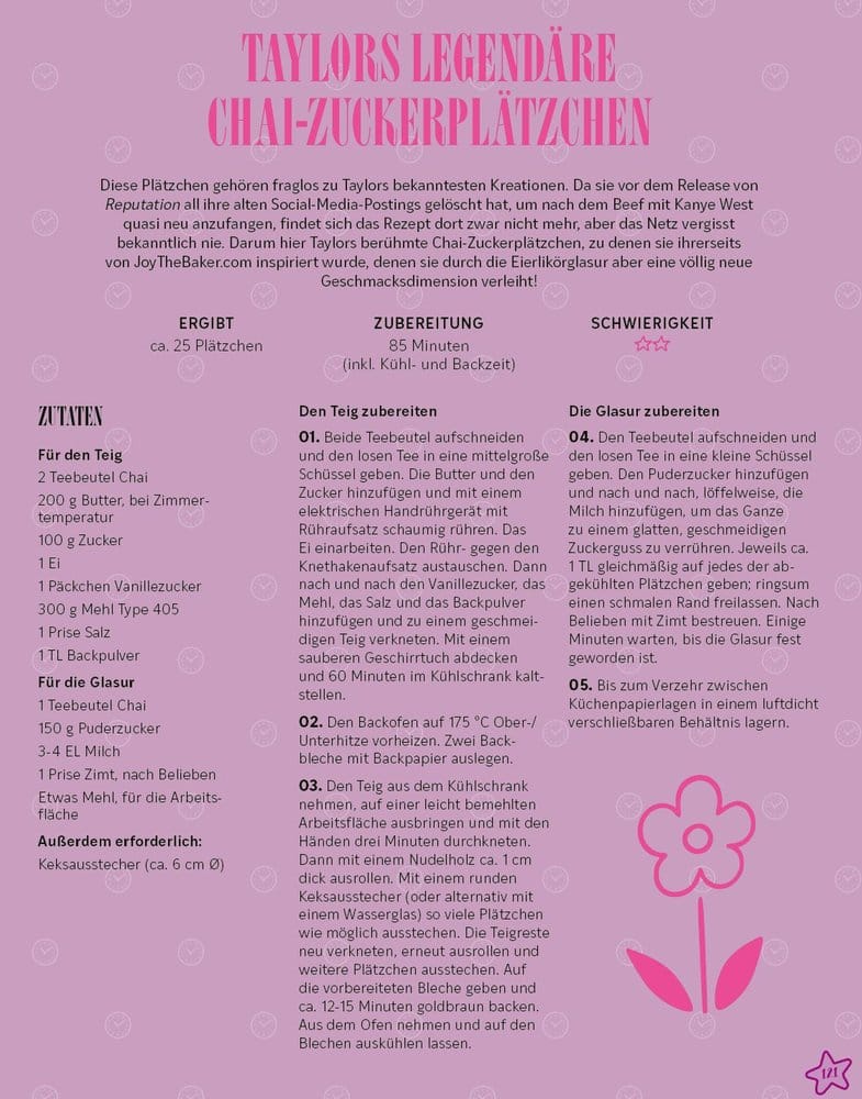 Taylor's Kitchen: The Ultimate Swiftie Cookbook *German Version*
