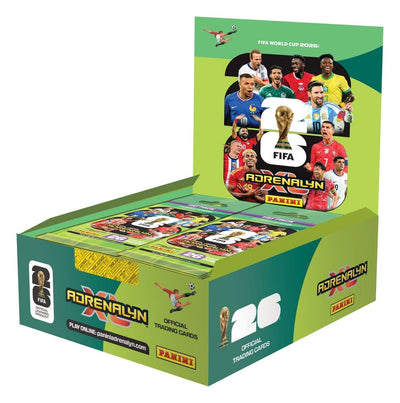 Panini FIFA World Cup 2026 Adrenalyn XL Trading Cards Fatpack Box (10) - Damaged packaging