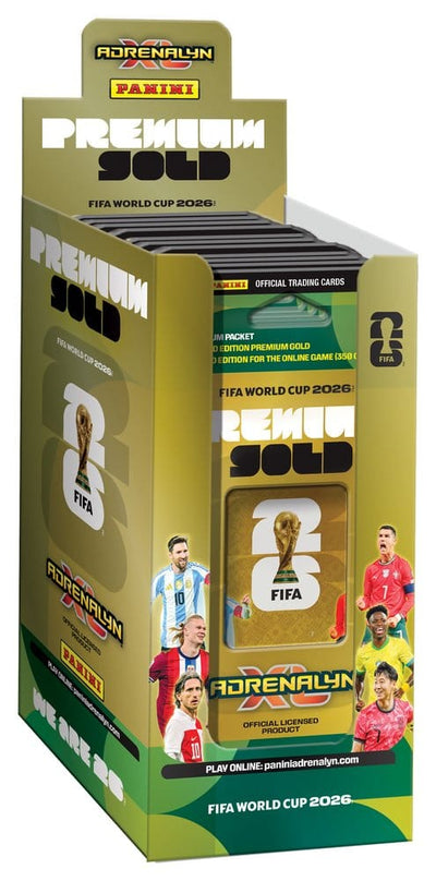 Panini FIFA World Cup 2026 Trading Cards Premium Gold Box (10)