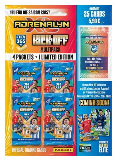 FIFA 365 Adrenalyn XL 2027 Trading Cards Kick-Off Multipack *German Version*