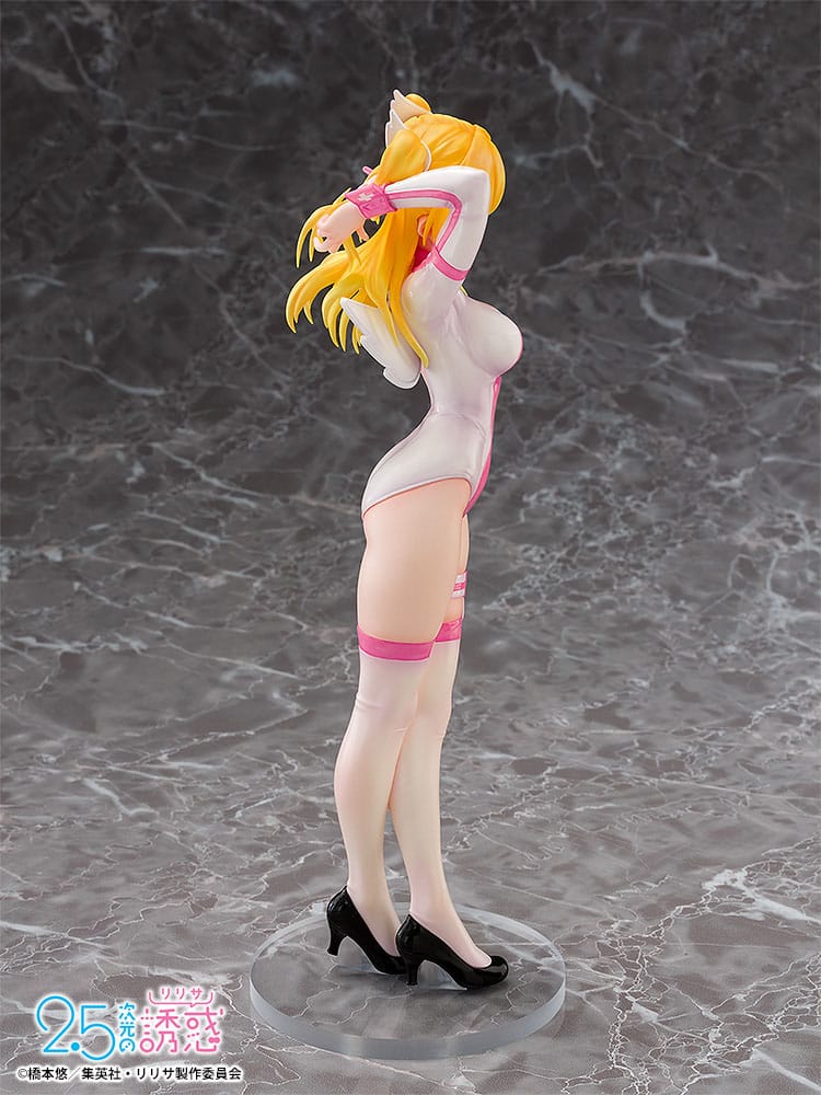 2.5 Dimensional Seduction PVC Statue 1/7 Liliel Angel School spin-off Training Suit/Ririsa 25 cm