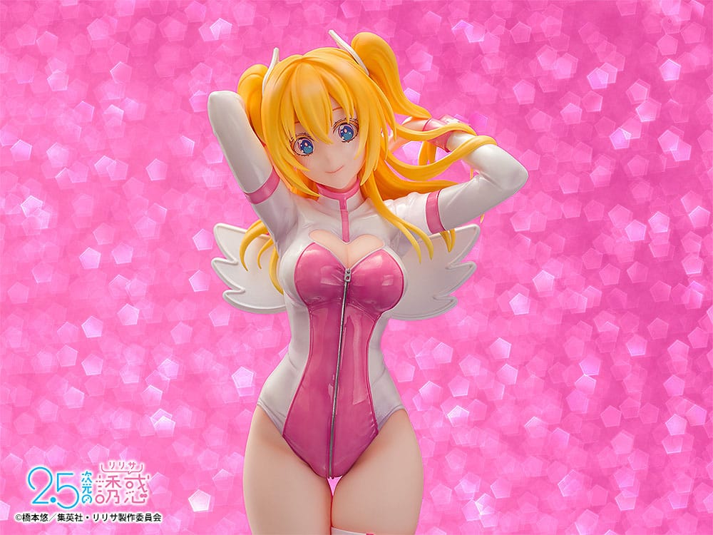 2.5 Dimensional Seduction PVC Statue 1/7 Liliel Angel School spin-off Training Suit/Ririsa 25 cm