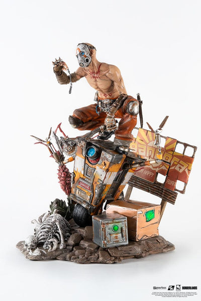 Borderlands 3 Statue 1/6 Psycho &amp; Claptrap Diorama 40 cm