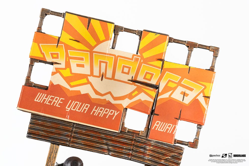 Borderlands 3 Statue 1/6 Psycho & Claptrap Diorama 40 cm