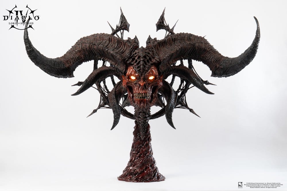 Diablo IV Art Mask Replica 1/1 Scale Lord of Hatred Mephisto 94 cm