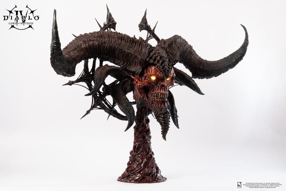 Diablo IV Art Mask Replica 1/1 Scale Lord of Hatred Mephisto 94 cm