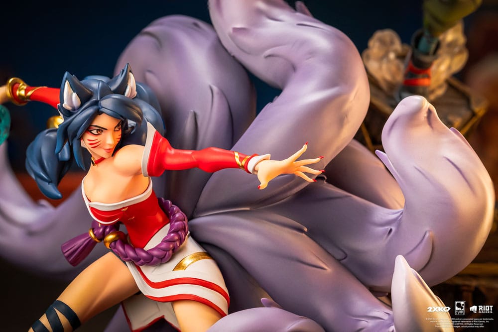 League of Legends Statue 1/10 2XKO Ekko &amp; Ahri Diorama 30 cm
