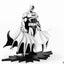 Batman PX PVC Statue 1/8 SDCC 2024 Batman Black & White Version 27 cm