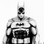 Batman PX PVC Statue 1/8 SDCC 2024 Batman Black & White Version 27 cm