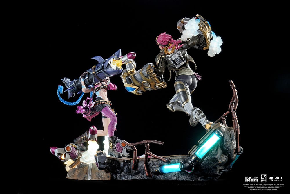 League of Legends Statues 1/6 2-Pack Vi & Jinx