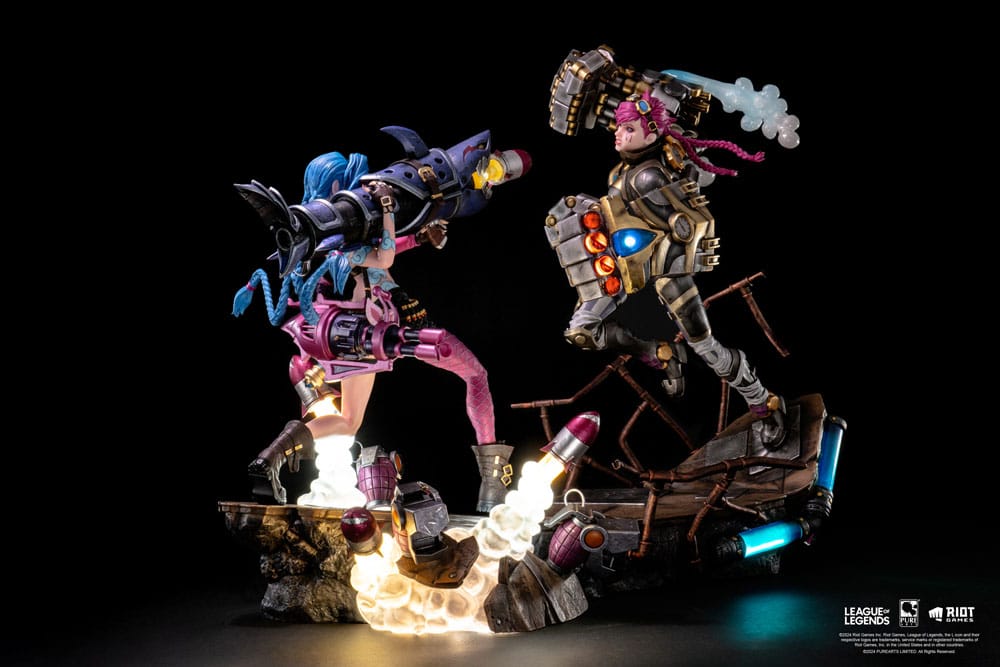 League of Legends Statues 1/6 2-Pack Vi & Jinx