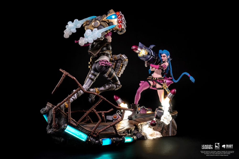 League of Legends Statues 1/6 2-Pack Vi &amp; Jinx