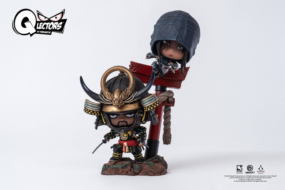 Assassin´s Creed Shadows Qlectors PVC Statue Naoe & Yasuke 15 cm