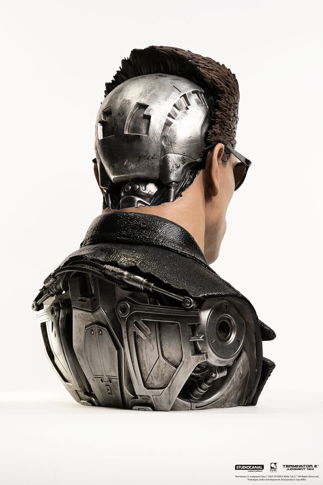 Terminator Replik 1/1 T-800 Model 101 Art Mask Painted Standard Version 46 cm