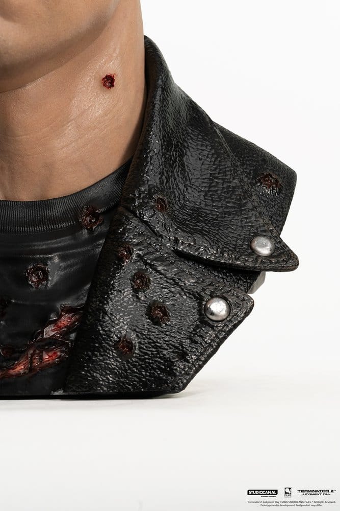 Terminator 2 Replik 1/1 T-800 Model 101 Battle Damaged Art Mask 47 cm