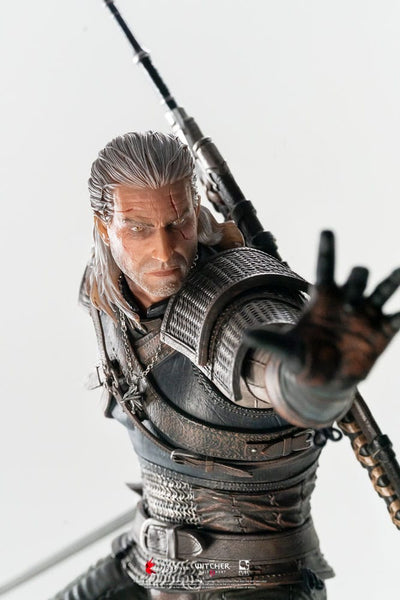 The Witcher 3: Wild Hunt Statue 1/6 Diorama Geralt vs Eredin 50 cm