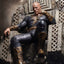 Black Adam Statue 1/4 Black Adam On Throne 53 cm