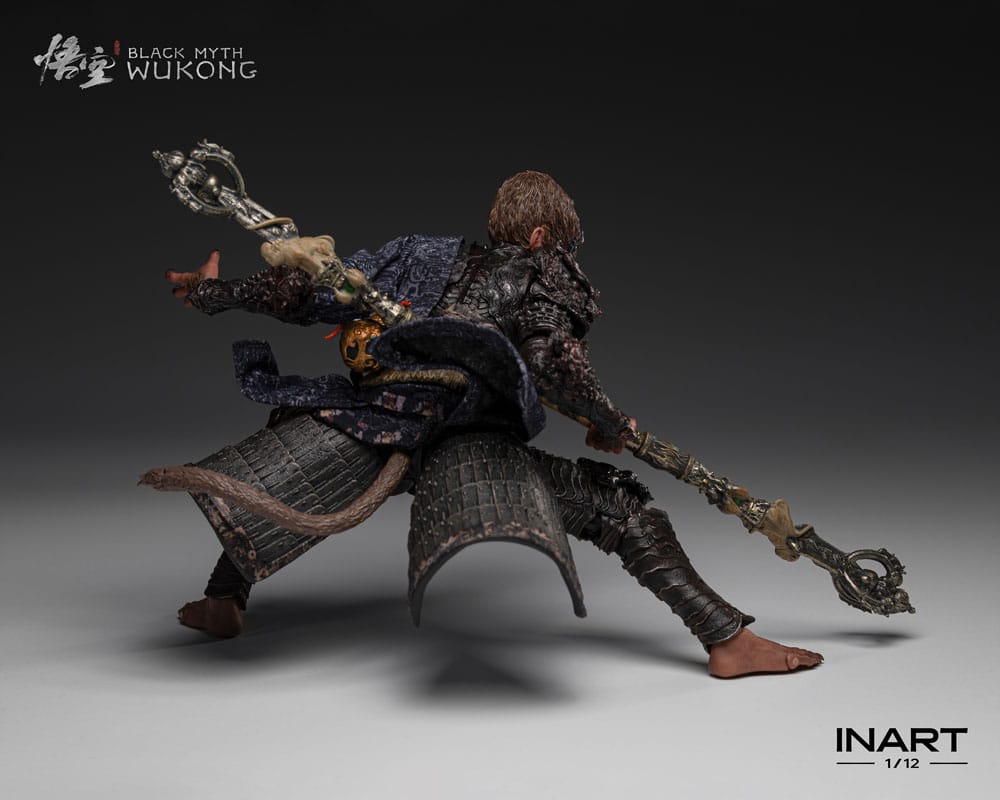 Black Myth: Wukong Action Figure 1/12 The Destined One in the Bronze Armor Set Deluxe Ver. 16 cm
